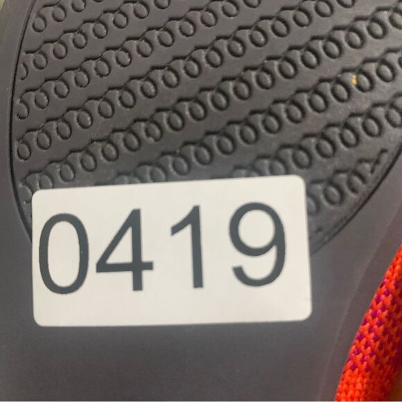 Rothy‘s Pomegranate Gingham Ballet Flats Women Sz 7 Moccasin Square Toe Fabric - Picture 11 of 11